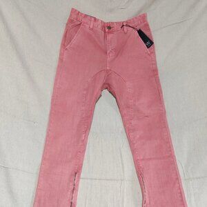 WEIV Los Angeles Drop Crotch Stretch Denim Jeans Dark Rose Men's Size 30